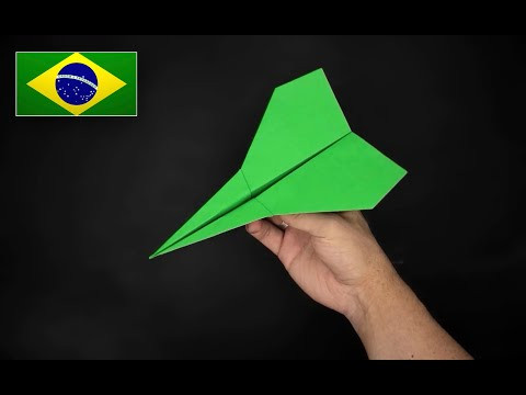 Como fazer um Avião de Papel que voa muito bem! - Modelo 3 Como fazer um Avião de Papel que voa muito bem! - Modelo 3
