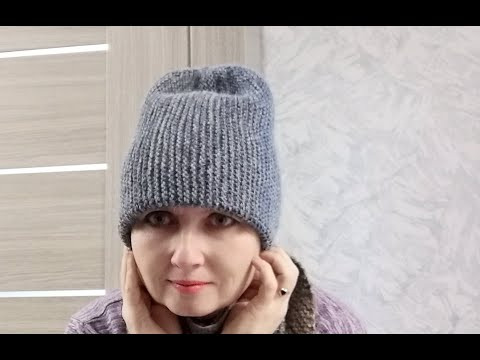 Вяжем двойную шапочку бини спицами. Вязание поворотными рядами. Подробный МК Вяжем двойную шапочку бини спицами. Вязание поворотными рядами. Подробный МК