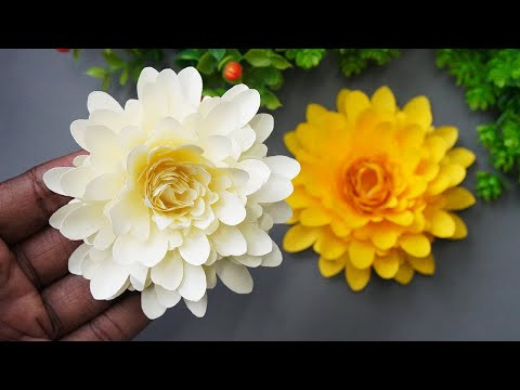 Amazing DIY Flowers with Colors Paper | Easy Paper Flower Making | Room Decor Ideas Amazing DIY Flowers with Colors Paper | Easy Paper Flower Making | Room Decor Ideas