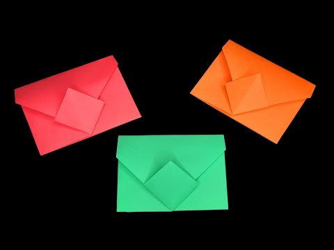 Как сделать конверт из бумаги. Простой способ Как сделать конверт из бумаги. Простой способ