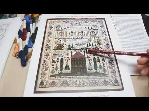 Покупка очень интересного и красивого семплера/Virginia/Theresa M. Baird