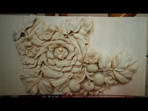 Резьба по дереву. Цветы шиповника - ИТОГ/Rosehip flowers - TOTAL