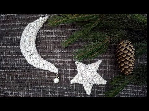 How to crochet a month - how to crochet  - Как связать крючком Месяц #shorts