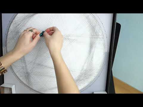 Картина из нити RingString | Увлекательный процесс создания картины из нитей!