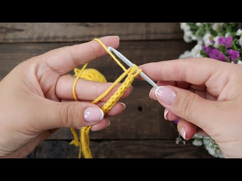 Как быстро связать шнур крючком Как быстро связать шнур крючком