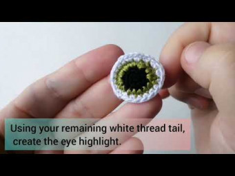 How to crochet eyes  for your​ amigurumi?