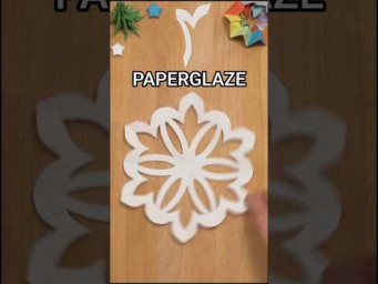 PAPER SNOWFLAKE PAPERGLAZE TUTORIAL | CAPTIVATING BEST SCHOOL PROJECT INCL ART #diy
