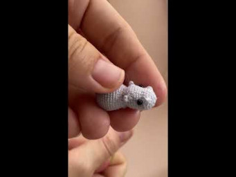 Вяжу бегемотика #вязание #amigurumi #diy  #амигуруми
