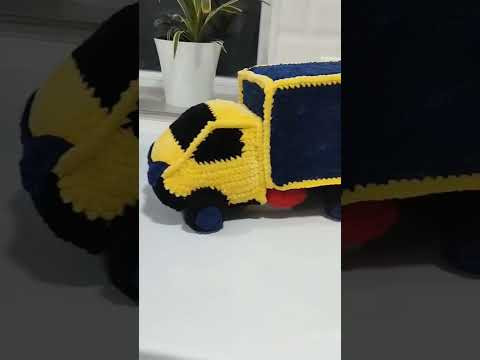 Вязаный грузовик крючком по схеме @goozell_toys Вязаный грузовик крючком по схеме @goozell_toys