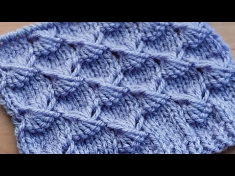 Отличный узор спицами для новой кофточки, свитера, кардигана. Отличный узор спицами для новой кофточки, свитера, кардигана.