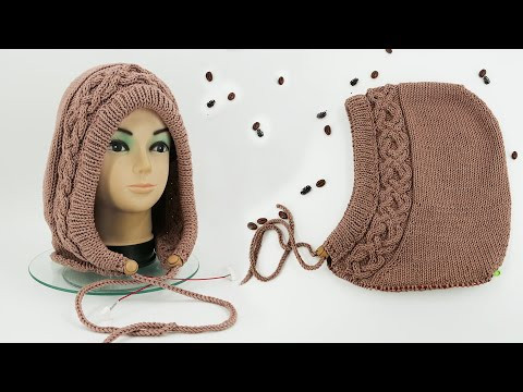 Как вязать КАПЮШОН 