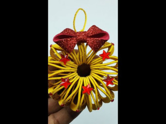 Christmas Tree Decorating Ideas With Ornaments | DIY Christmas Decorations #shorts