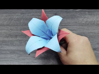 How To Make an Origami Lily Flower | Easy Origami