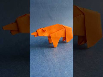 DIY origami bear 