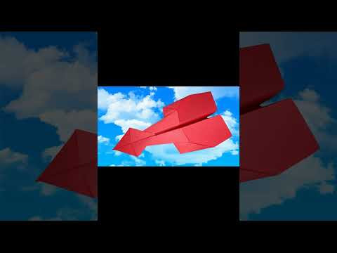 Как сделать бумажный самолетик ✈️ Идеальный полет #shorts Как сделать бумажный самолетик ✈️ Идеальный полет #shorts