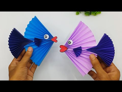 Easy Origami Paper Fish for Kids - Fun Nursery Craft Ideas and DIY Paper Crafts Easy Origami Paper Fish for Kids - Fun Nursery Craft Ideas and DIY Paper Crafts