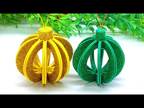 Christmas Tree Ball Topper &ndash; DIY Christmas Decorations at Home | Easy Handmade Christmas Crafts
