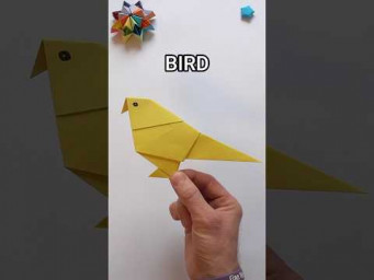 PAPER BIRD ORIGAMI TUTORIAL | HOW TO MAKE A PAPER BIRD EASY INCLART