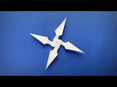 How to Make a Paper Shuriken Kunai | Origami Ninja Star How to Make a Paper Shuriken Kunai | Origami Ninja Star