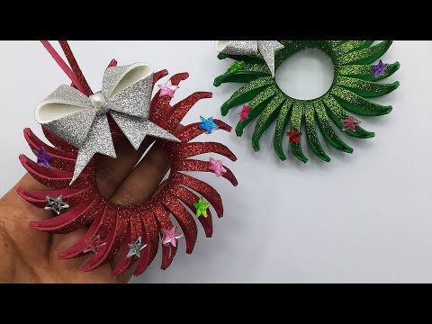Christmas Wreath | Christmas Tree Ornaments Making Easy Tutorial | Christmas Decor | DIY Crafts Christmas Wreath | Christmas Tree Ornaments Making Easy Tutorial | Christmas Decor | DIY Crafts