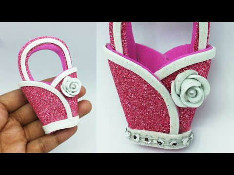 Super Easy Purse Bag With Foam Paper | How To Make Shopping Bag | Gift Bag | DIY Foam Sheet Crafts Super Easy Purse Bag With Foam Paper | How To Make Shopping Bag | Gift Bag | DIY Foam Sheet Crafts