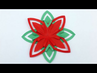 Paper Cutting Snowflakes ❄️ How to Make Paper Snowflake