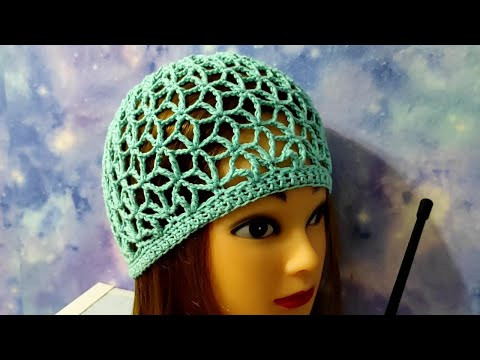 ЛЕТНЯЯ, АЖУРНАЯ ШАПОЧКА КРЮЧКОМ Подробное видео для начинающих ЛЕТНЯЯ, АЖУРНАЯ ШАПОЧКА КРЮЧКОМ Подробное видео для начинающих