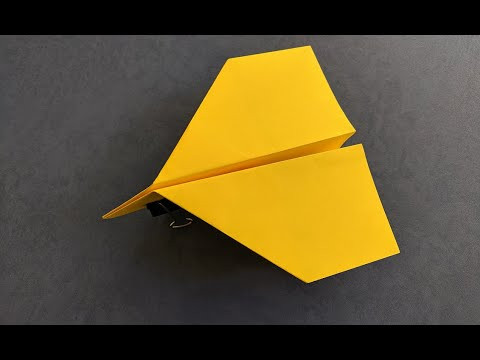 Простой самолет из бумаги | Origami airplane Простой самолет из бумаги | Origami airplane