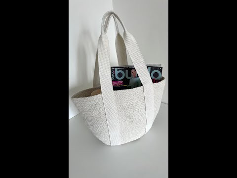 Сумка-кошик з мотузки 