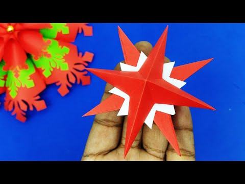 3D Christmas Star | Christmas Decoration Ideas With Paper Star | DIY Christmas Crafts 3D Christmas Star | Christmas Decoration Ideas With Paper Star | DIY Christmas Crafts