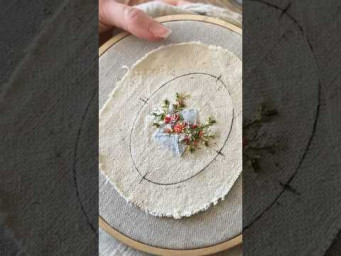 #embroidery #вышивка #embroiderytutorial #handmade #вышивкагладью #embroideryflowers #diy #knitting