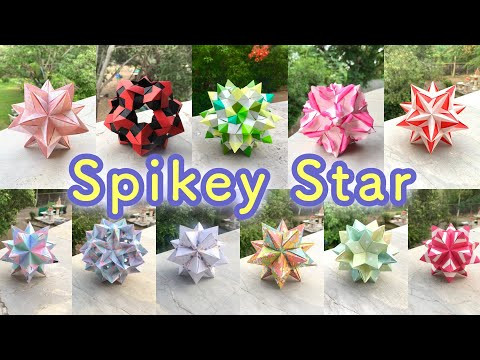 (1hr) Spikey Star - Unit Origami Medley - PrwOrigami (1hr) Spikey Star - Unit Origami Medley - PrwOrigami