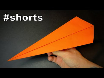 How to Make a Paper Airplane that Flies Far | Origami Airplane Easy #shorts
