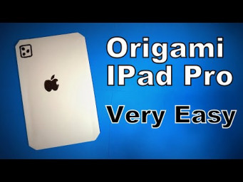 Origami IPad Pro Tablet | How to Make a Paper IPad Pro | Easy Origami ART Paper Crafts