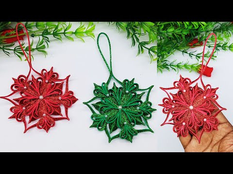 Easy Christmas Tree Ornaments - Wall Hanging Craft Ideas For Christmas - Christmas Decorations 2022
