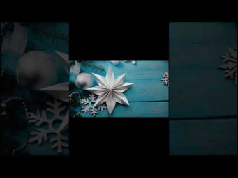 Новогодняя снежинка из бумаги ❄ Поделки на новый год