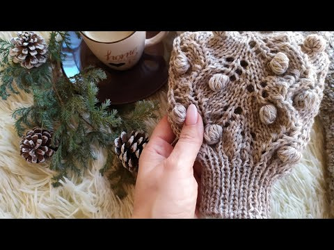 Платье спицами из букляшек. Часть 4. Закрытие петель иглой. Платье спицами из букляшек. Часть 4. Закрытие петель иглой.