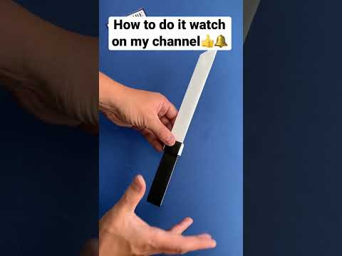 Paper Knife Without Glue and Scissors | Origami Knife #shorts