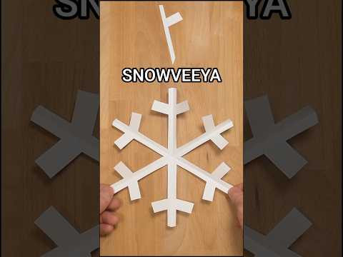 DIY SNOWVEEYA STEP BY STEP PAPERCRAFT ❄ HOW TO CUT A SNOWFLAKE INSTRUCTION INCLART #paper DIY SNOWVEEYA STEP BY STEP PAPERCRAFT ❄ HOW TO CUT A SNOWFLAKE INSTRUCTION INCLART #paper