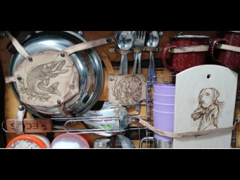 Сделала чемодан для пикника и рыбалки из того что было. I make my own picnic and fishing boxes.