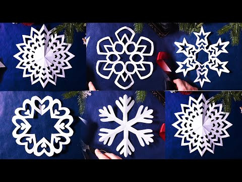 5 уникальных бумажных снежинок за 5 шагов │ Подробный мастер-класс по бумажному дизайну 5 уникальных бумажных снежинок за 5 шагов │ Подробный мастер-класс по бумажному дизайну