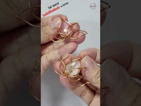 Lotus | Tulips - Free tutorial video link above the title  #shortsvideo #wireworks