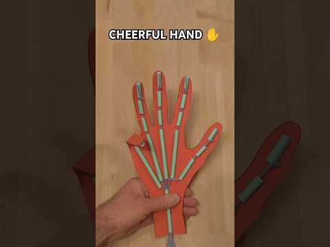 HOW TO MAKE A MOVING CHEERFUL HAND - A SIMPLE CRAFT FOR KIDS WITH ENDLESS FUN HOW TO MAKE A MOVING CHEERFUL HAND - A SIMPLE CRAFT FOR KIDS WITH ENDLESS FUN