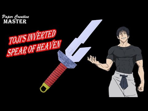 How to make Toji’s Inverted spear of heaven with paper Jujutsu kaisen Toji Fushiguro How to make Toji’s Inverted spear of heaven with paper Jujutsu kaisen Toji Fushiguro