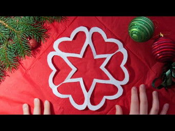 Как сделать снежинку из бумаги ✂ Легко и красиво своими руками! ❄