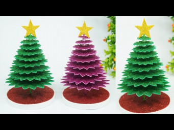 Superb Christmas Tree Making Idea with EVA