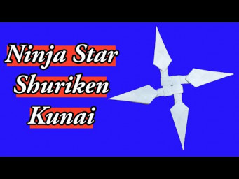 Amazing Ninja Weapons | Paper Ninja Star | Ninja Paper Crafts | Paper Shuriken