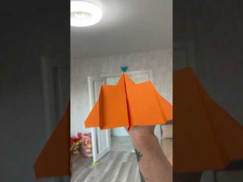 Insane Paper Airplane Throw &ndash; 125 Feet Indoors &ndash; World Record Test at Home #diy #airplane