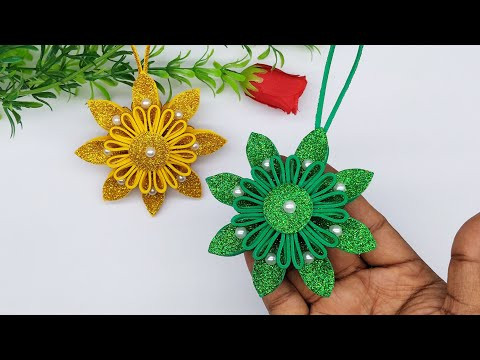 Star christmas ornaments tutorial/Easy christmas tree ornament making with eva/Christmas star 2022 Star christmas ornaments tutorial/Easy christmas tree ornament making with eva/Christmas star 2022