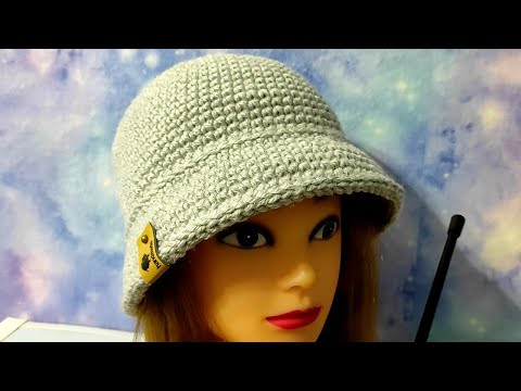 ОСЕННЯЯ, ТЁПЛАЯ ПАНАМА крючком. Подробное видео для начинающих.